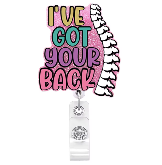 Nurse Badge Reel Retractable (I got your back)