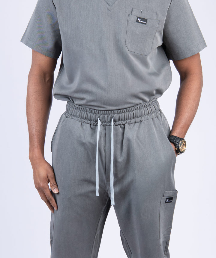 Haut d'uniforme médical classique à 2 poches et col en V Kerry