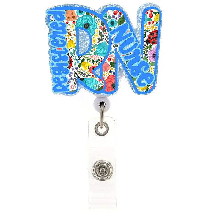 Bobine d’insigne d’infirmière rétractable (RN)