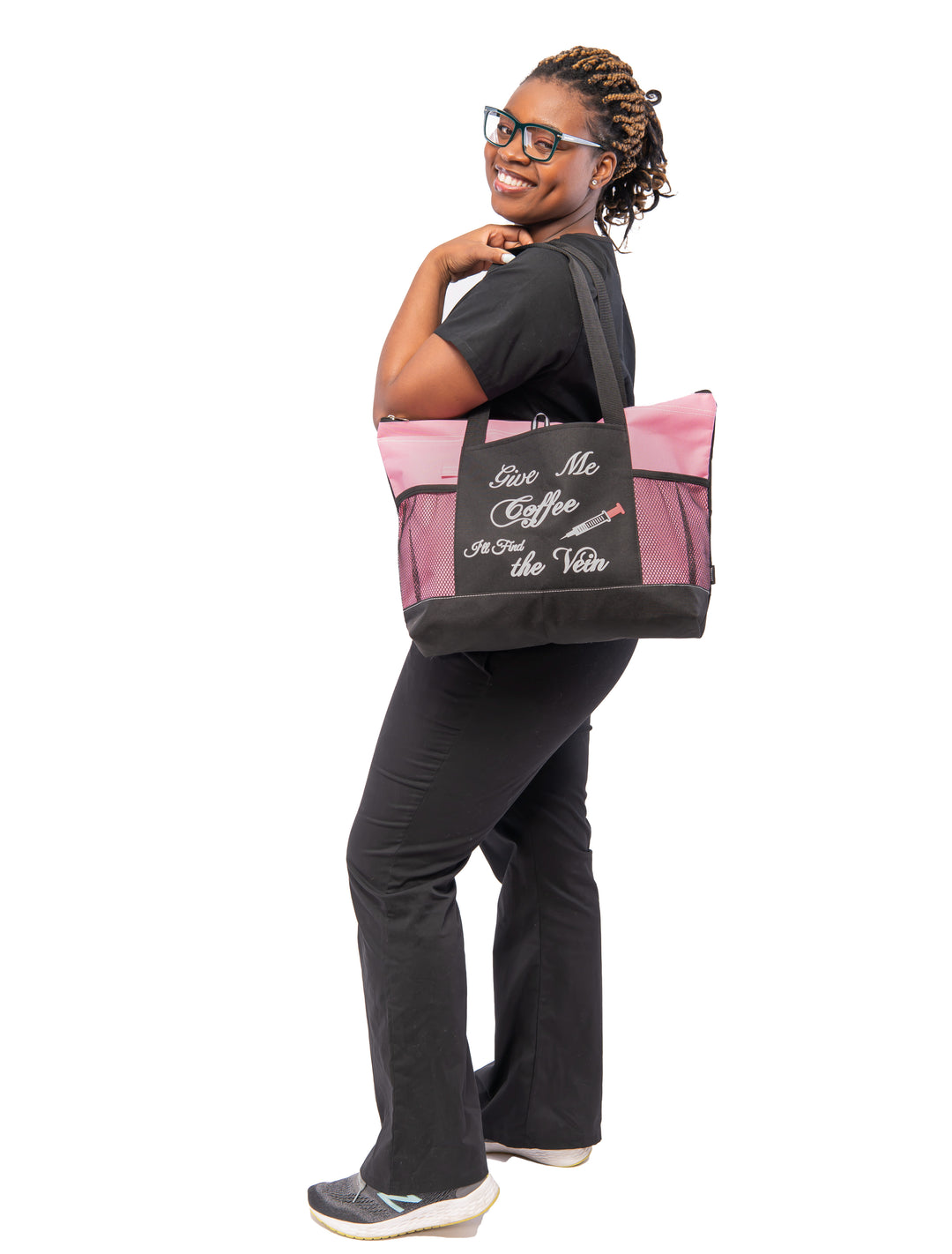 Nurse Work Bag (Tote Bag) - Pink