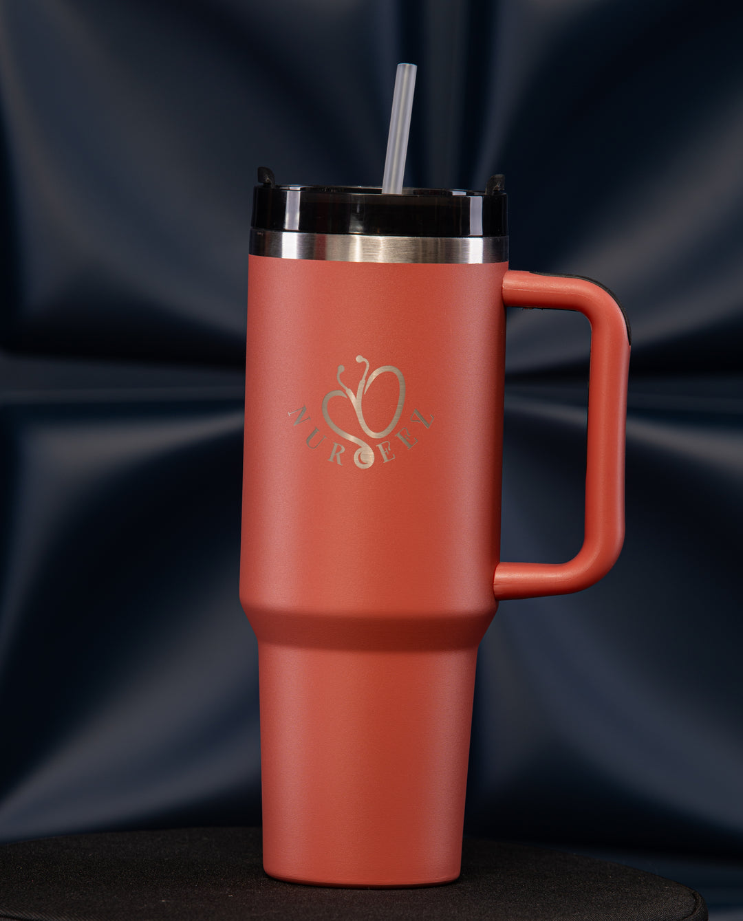 40 oz Insulated Stainless Steel Double Wall Vacuum tumbler with straw