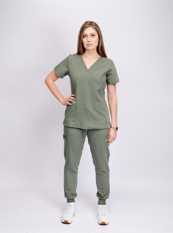 Blusa médica con 4 bolsillos de Rare-Bijoue