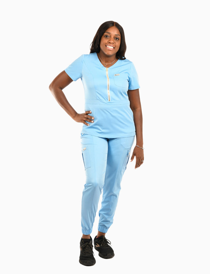 Pantalón jogger médico con 6 bolsillos Angélique
