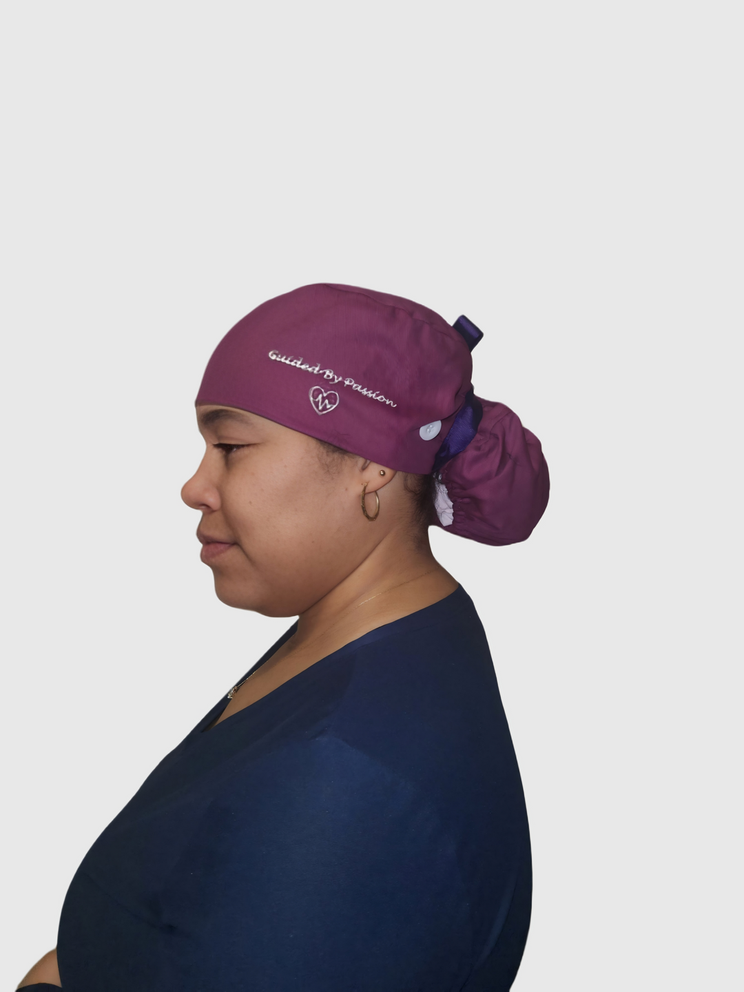 Guided By Passion Scrub cap with Satin Lined
