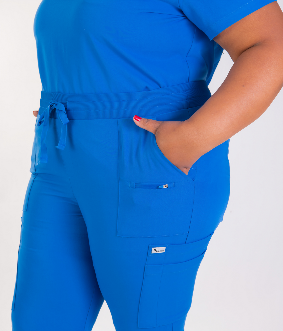 Estelle High Waisted Eight-Pocket Scrub pants