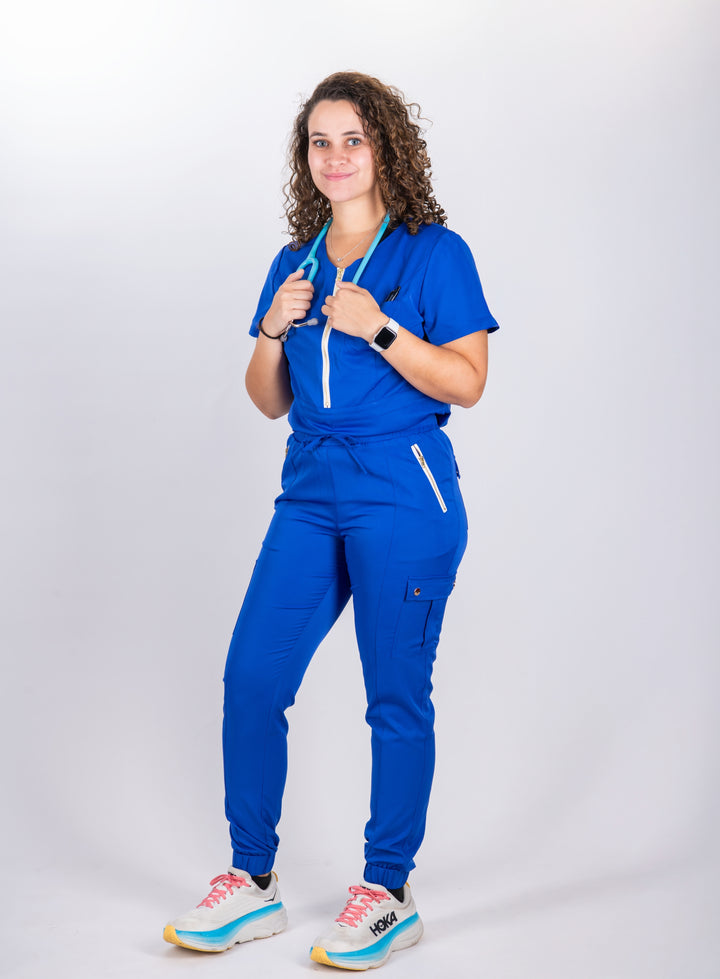 Angélique Six-Pocket Scrub Jogger Pant