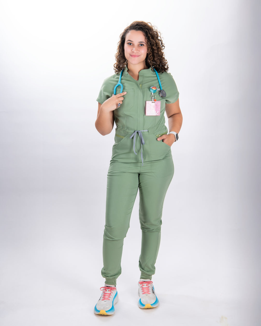 Stella-Ella Scrub Jumpsuit