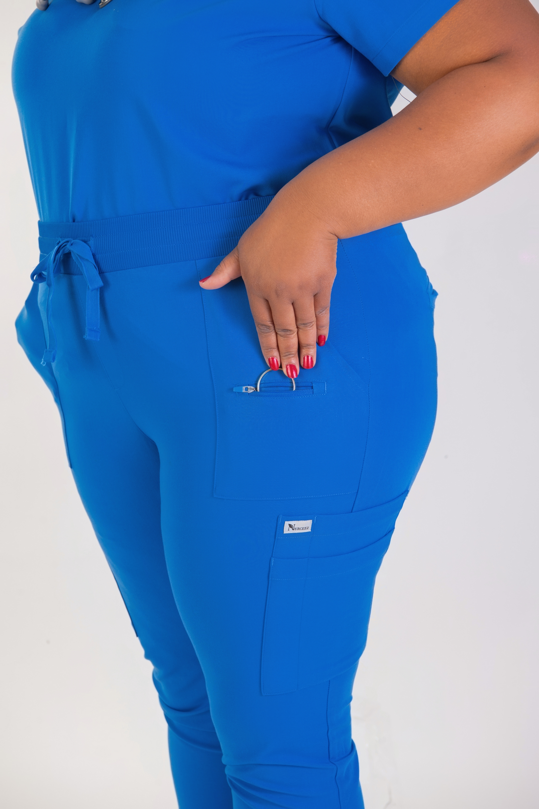Estelle High Waisted Eight-Pocket Scrub pants
