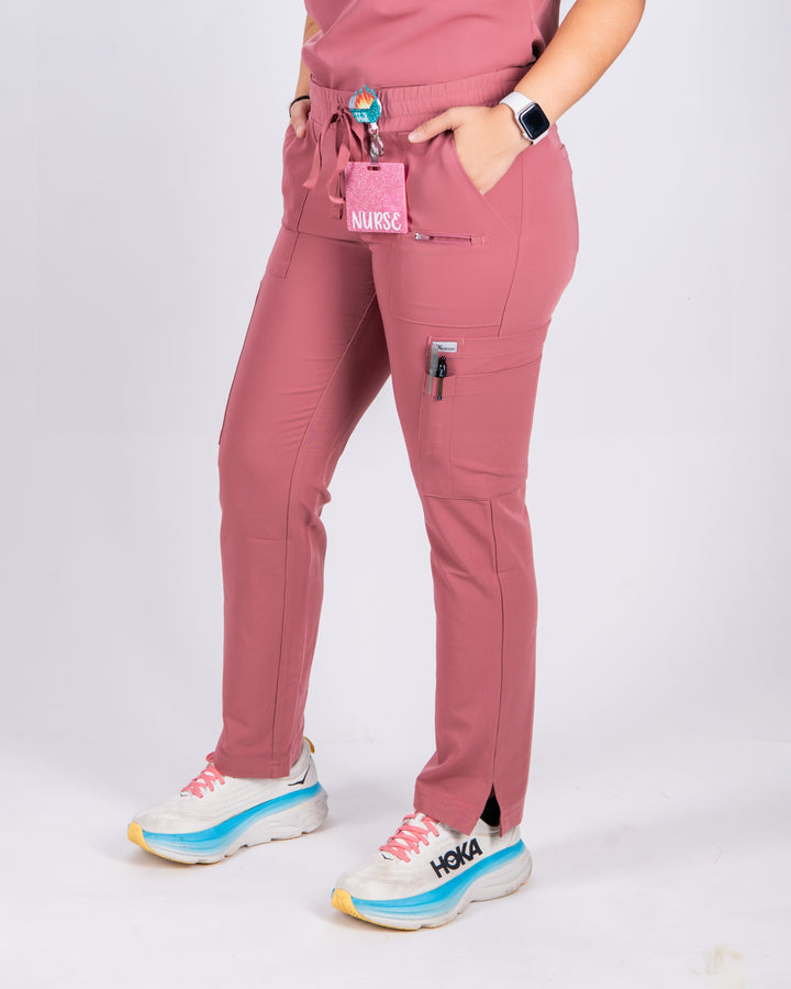 Estelle High Waisted Eight-Pocket Scrub pants