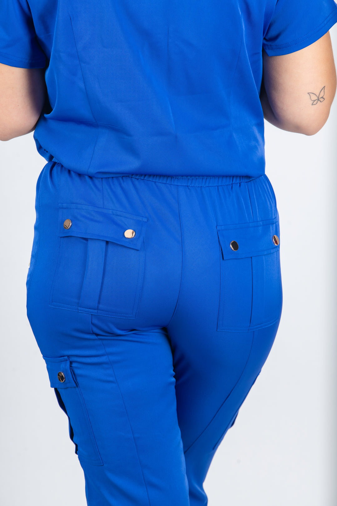 Angélique Six-Pocket Scrub Jogger Pant