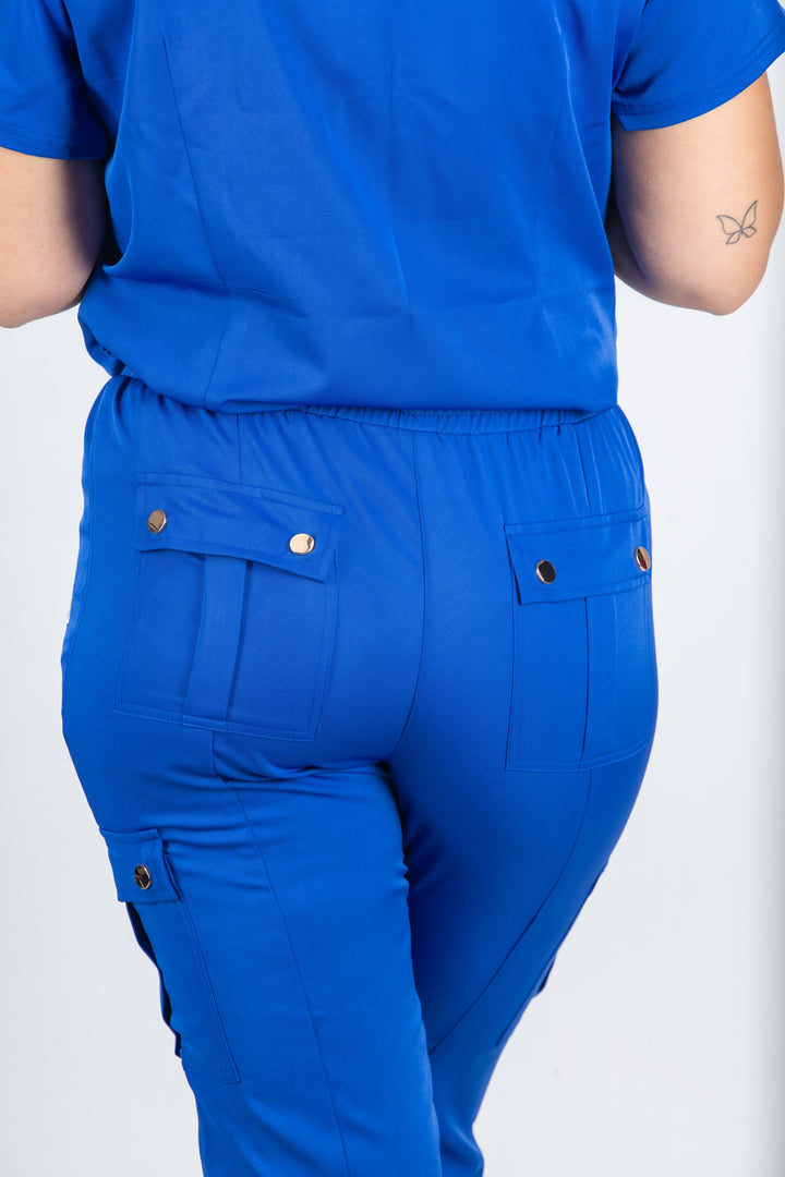 Angélique Six-Pocket Scrub Jogger Pant