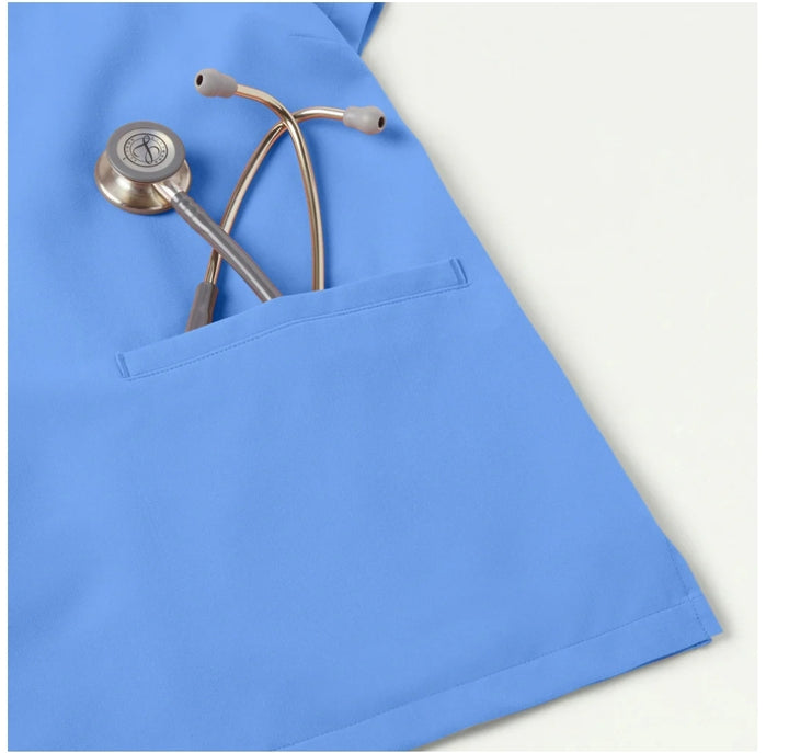 Estelle Three-Pocket Scrub Top
